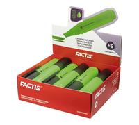 FACTIS Caja expositora 12 evidenciadores fluorescentes F6 verde