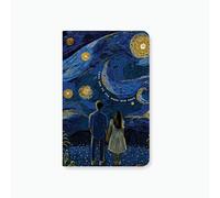 FACTOR NOTES Cuaderno A5: rayado | 90 g/m² | 160 páginas (Love You To The Moon And Back)