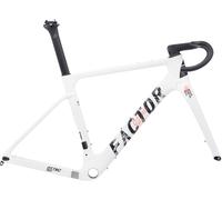 Factor OSTRO Gravel V.A.M. Disc T47a Shimano Kit de cuadro de carbono blanco 56 cm. 120 mm x 42 cm. SB 20 mm