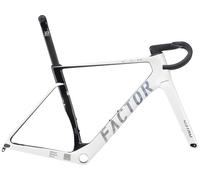 Factor OSTRO V.A.M. Disc T47a Shimano blanco perla-cromo Carbon Kit de cuadro blanco 52 cm. 90 mm x 36 cm. SB 20 mm