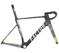 Factor OSTRO V.A.M. Disco T47a Shimano geometría a rayas Kit de cuadro de carbono negro 49 cm. 80 mm x 36 cm. SB 0 mm