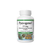 Factores Naturales Extracto de Corteza de Pino Pycnogenol 25 mg (60 Cápsulas)