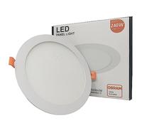 FactorLED ¡OFERTA! Downlight LED 24W, Redondo Slim, Placa Empotrable Circular Extraplano UGR17 Antideslumbramiento, 3360 lúmenes gran luminosidad, Diámetro 22,5cm (Luz Cálida (3000K))