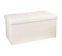 Atmosphera – Puf plegable 'Lysandre' doble beige