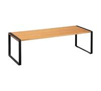 5five - estante lateral de madera "blackwood" de 50x18cm