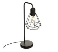 Factory Cuadros Lámpara de Mesa Bonn de Metal Negro 46cm - Diseño Moderno