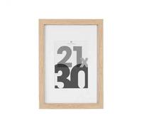 Factory Cuadros Marco Foto Kalevi Natural 30x21cm - Portafoto Decorativo - Tamaño Ideal para Fotos - Estilo Moderno y Elegante