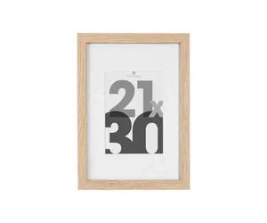 Factory Cuadros Marco Foto Kalevi Natural 30x21cm - Portafoto Decorativo - Tamaño Ideal para Fotos - Estilo Moderno y Elegante