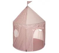 Factory Cuadros - Tienda de Campaña Infantil Pop Up Rosa Castillo con Ventanas Redondas y Abertura Enrollable - Fácil de Montar - Dimensiones: 100x100x135 Cm