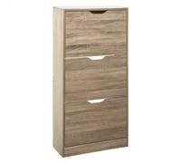 Factory Cuadros Zapatero Ottawa Madera 3 Cajones 115x60x24 Cm - Práctico y Cómodo