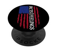 Facts Over Feelings Flag Sign USA American Flag Freedom US PopSockets PopGrip Adhesivo