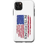 Facts Over Feelings Flag Sign USA God Family Country Freedom Carcasa para iPhone 11 Pro MAX