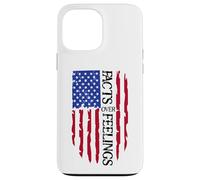 Facts Over Feelings Flag Sign USA God Family Country Freedom Carcasa para iPhone 13 Pro MAX