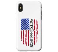 Facts Over Feelings Flag Sign USA God Family Country Freedom Carcasa para iPhone X/XS