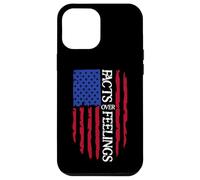 Facts Over Feelings Sign USA Flag God Family Country Freedom Carcasa para iPhone 12 Pro MAX