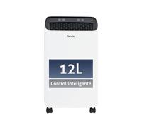 Fácula - Deshumidificador Gobi 12 l/día | Control Inteligente | Depósito extraíble 2l | Modo Auto | Temp 1-24h