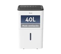 Fácula Deshumidificador Siroco con control de humedad | Temporizador (1 a 24h) | Modo Inteligente | Filtro de aire lavable (40)
