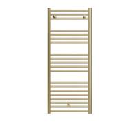 facula - Radiador Toallero DE Agua Ocean Dorado 1188x500mm | (NO Eléctrico) | 3 Soportes + purgador | Conexiones 3x1/2