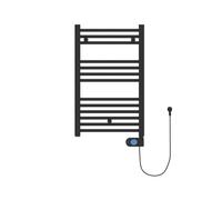 facula - Radiador Toallero Eléctrico Fluido Serie PE Negro de Bajo Consumo 400w