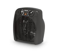 Fácula - Termoventilador Eléctrico SYRA 2000W Negro | Ventilación+Calefacción | Termostato Ajustable