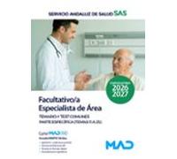 Facultativo/a Especialista De Área. Temario Y Test Parte Específica (t