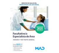 Facultativo Especialista de Área del Servicio de Salud del Principado de Asturias. Temario parte general y test