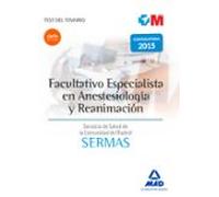 Facultativo especialista en Anestesiología y Reanimación del Servicio Madrileño de Salud. Test de materias específicas