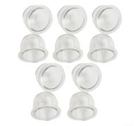 FACULX 10/100 piezas de bomba de combustible carburador cebador foco bomba foco para motosierras, recortadoras, desbrozadoras, repuesto de carburador (10 piezas 22 mm)