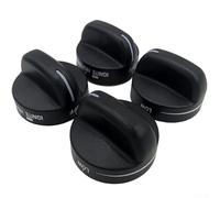 FACULX 4 Perillas Quemador Gas 3.1x4.4cm Claras 4 Perillas Quemador | Material ABS , altas para temperaturas, larga vida para útil, cocina segura, robusto