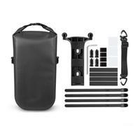 FACULX Bolsa de horquilla delantera para bicicleta, impermeable | Paquete de manillar con liberación rápida, capacidad de 5 l, bolsa de almacenamiento de aventura para bicicleta de montaña y