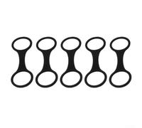 FACULX Clips de silicona para máscara de esnórquel para respiración de 27 | Juego de clips elásticos de silicona para tubos de 27 mm de diámetro, soporte de correa para máscara de buceo para asegurar