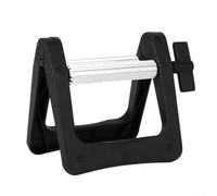 FACULX Exprimidor de pasta de dientes, Dispensador de exprimidor de tubo de pasta de dientes de aleación de aluminio, Anillo de tubo, Soporte de rodillo manual para artista, Peluquería, Pintor