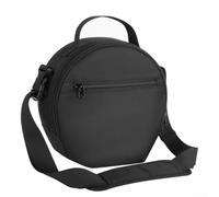 FACULX Funda rígida para auriculares con correa para el hombro | Bolsa de transporte de nailon 600D con bolsillos dobles para Bose QC para ultra para sony MDR7506 para oneodio para