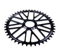 FACULX GR01 - Plato de bicicleta estrecho ancho 40T 42T 44T aluminio | Piñón de aleación Montaje directo para M9100 M8100 M7100 M6100 para montaña para grava Bicicleta Cadena Rueda Negro