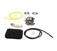 FACULX Kit de carburador adecuado para Husqvarna 122HD45 122HD60 522HD60S 522HDR60 piezas de cortasetos, con juego de línea de combustible de filtro de aire