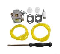 FACULX Kit de carburador de repuesto para Craftsman WS2200 WS210 WC2200, sistema de combustible de goma de metal con juntas, herramienta de filtro de manguera de bombilla, piezas de comedor