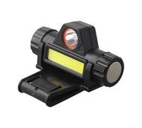 FACULX Linterna frontal para casco de soldadura con soporte de montaje, máscara de soldadura de carga USB, para protección de seguridad de máscara de soldadura industrial