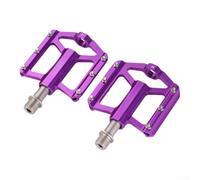 FACULX Pedales plegables para bicicleta con 3 rodamientos, ligeros | Pedales antideslizantes de aluminio para ciclismo de montaña, piezas de bicicleta plegables compactas