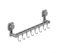 FACULX Percha de cocina para sartenes, estante para colgar utensilios, soporte de pared, organizador para colgar cuchillos, ollas y sartenes con ganchos en S extraíbles (40 cm)