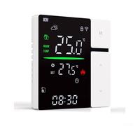 FACULX Termostato inteligente, termostato WiFi programable para calefacción de suelo eléctrico y sistemas de caldera de gas, compatibilidad para Tuya/Google (blanco 3A-WIFI)