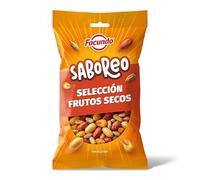 Facundo Mix de de Frutos Secos | Mezcla de Cacahuetes y Semillas de Girasol Horneadas y Maíz Frito 200g | Snack Crujiente y Delicioso | Cacahuetes con Piel y Repelados