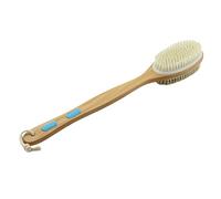 Facynde Cepillo de ducha de luffa, cepillo de lavado corporal, cepillo de lavado de espalda para la ducha, cepillo natural de luffa, para mujeres y hombres, circulación suave