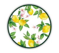 FADE Plato redondo Jaffa D 35,5 cm de melamina - Bandeja grande resistente para mesa y cocina