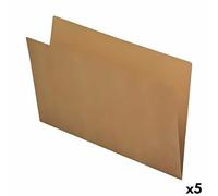 FADE Set de Subcarpetas Kraft Eco Marrón A4 50 Piezas (5 Unidades)