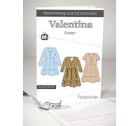 Fadenkäfer Patrón de corte de papel para mujer Valentina