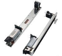 Fader eléctrico B10K para RSA0N11M9A0J, 100 mm Motor Potenciómetro DM1000 M7CLLS9 Mesa de mezclas, metal plateado para estudio y sonido en vivo