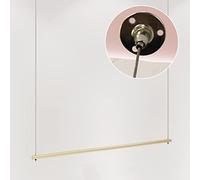 Fadiadem Estantes Colgantes de Ropa de Techo Percha de Cadena de Metal, Estante de exhibición de Tienda de Ropa Boutique Barra de Almacenamiento de Ropa, Toallero de organización de baño