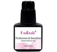 FADLASH Adhesivos para Pestañas 10 ml, Pegamento Fuerte para Pestañas Individuales, Tiempo de secado: 0,5 a 1 segundo, Adhesivos de Acción Rápida Más adecuado para artistas de Pestañas