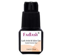 FADLASH Adhesivos para Pestañas 5 ml, Pegamento Fuerte Tiempo de secado: de 3 a 4 segundos, Acción Rápida Pegamento Permanente para Pestañas por salones especializados