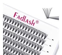 Fadlash Pestañas Individuales Extienden a 20D de 0.07mm D Curl 14mm DIY de Longitud única de 120 Pestañas de Racimo
